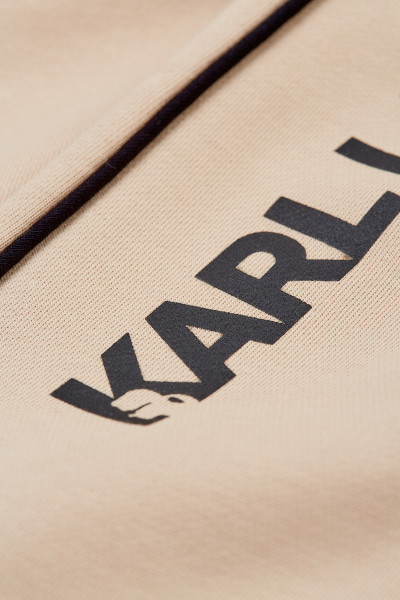 TEPLÁKY KARL LAGERFELD LOGO PIPING SWEATPANTS - Fotografie č. 3