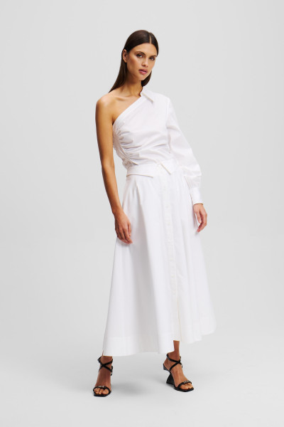 SUKŇA KARL LAGERFELD POPLIN SKIRT - Fotografia č. 1
