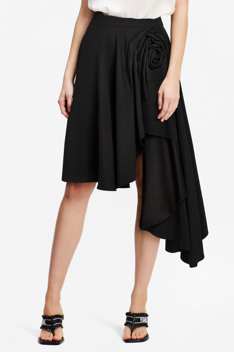 Sukňa Karl Lagerfeld Karl Studio Skirt Black