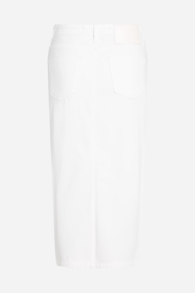 SUKNĚ KARL LAGERFELD BUTTON WHITE DENIM SKIRT - Fotografie č. 6