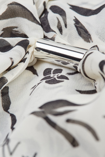 ŠATY KARL LAGERFELD RUFFLE FEMININE DRESS - Fotografie č. 3