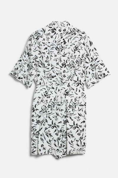 OVERAL KARL LAGERFELD LINEN BLEND JUMPSUIT - Fotografie č. 2