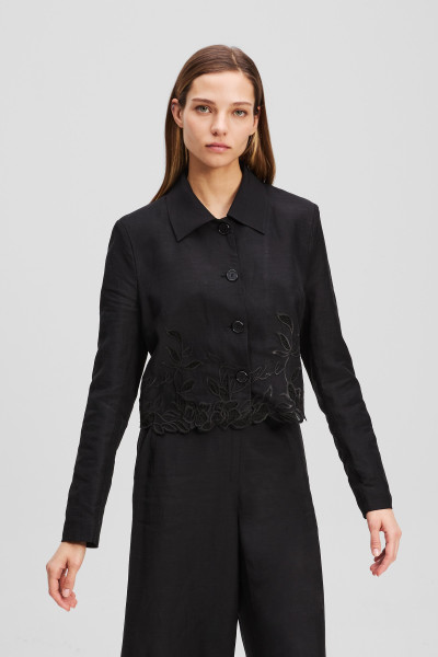 BUNDA KARL LAGERFELD EMBROIDERY CUT OUT JACKET - Fotografia č. 1