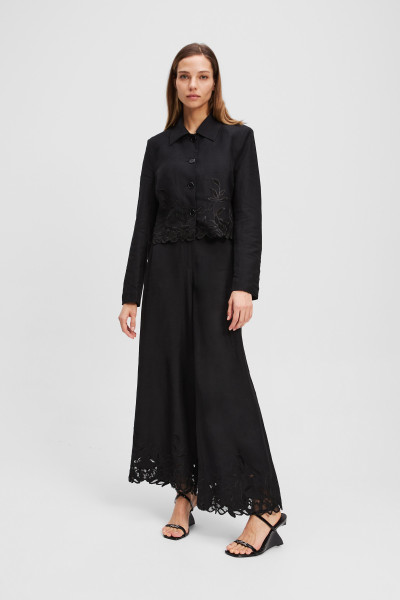 BUNDA KARL LAGERFELD EMBROIDERY CUT OUT JACKET - Fotografia č. 2