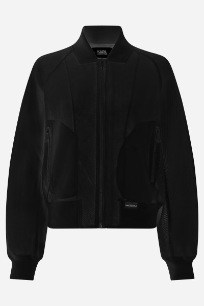 BUNDA KARL LAGERFELD MESH BOMBER - Fotografie č. 5