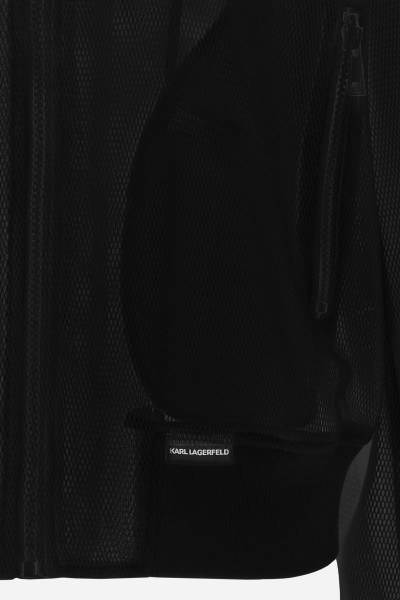 BUNDA KARL LAGERFELD MESH BOMBER - Fotografie č. 7