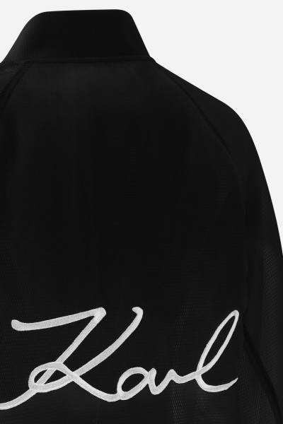 BUNDA KARL LAGERFELD MESH BOMBER - Fotografie č. 8
