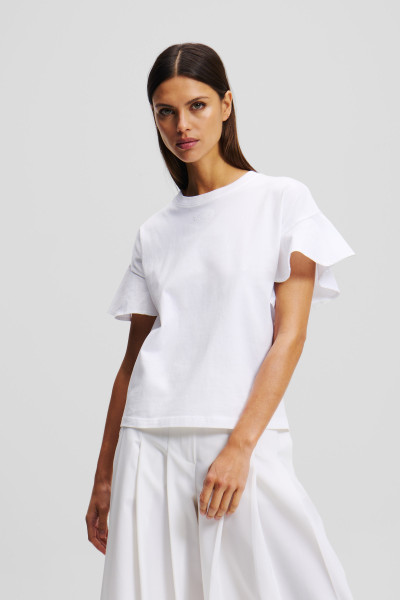 PÓLÓ KARL LAGERFELD FABRIC MIX T-SHIRT - Kép 1