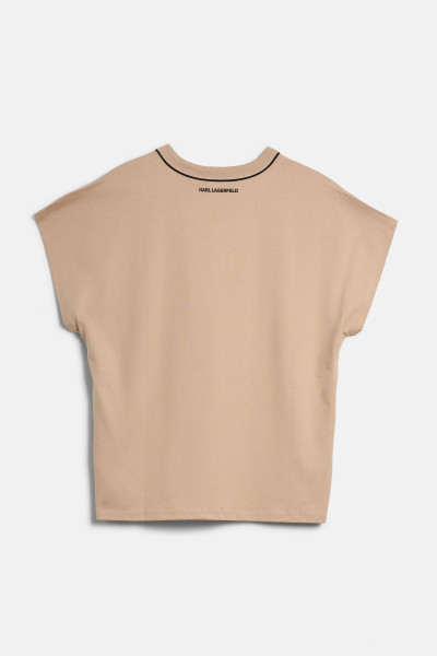 TRIČKO KARL LAGERFELD LOGO PIPING T-SHIRT - Fotografia č. 2