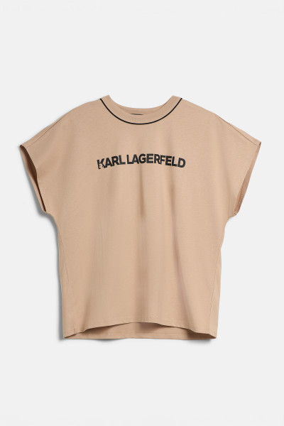TRIČKO KARL LAGERFELD LOGO PIPING T-SHIRT - Fotografia č. 1