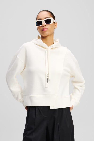 MIKINA KARL LAGERFELD ASYMMETRIC HOODIE - Fotografia č. 1