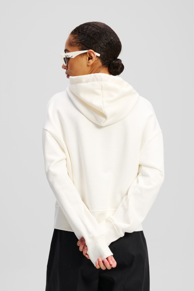 MIKINA KARL LAGERFELD ASYMMETRIC HOODIE - Fotografia č. 3