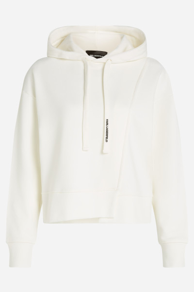 MIKINA KARL LAGERFELD ASYMMETRIC HOODIE - Fotografia č. 5