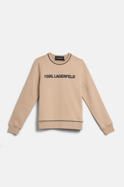 MIKINA KARL LAGERFELD LOGO PIPING SWEATSHIRT - Fotografia č. 1