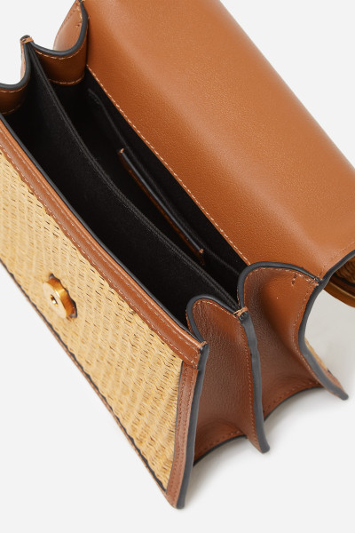 CROSSBODY KARL LAGERFELD K/SIGNATURE 2.0 SM CB RAFFIA - Fotografie č. 4