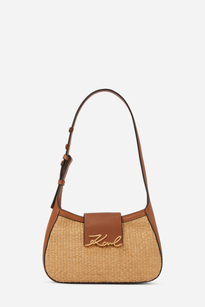 KABELKA KARL LAGERFELD K/SIGNATURE SM SHB RAFFIA - Fotografie č. 1