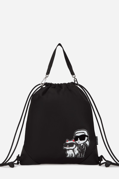 BATOH KARL LAGERFELD IKON NYLON SKETCH DUO FL BP - Fotografie č. 1
