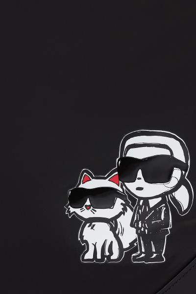 BATOH KARL LAGERFELD IKON NYLON SKETCH DUO FL BP - Fotografie č. 4
