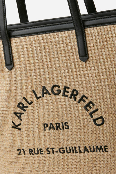 KABELKA KARL LAGERFELD K/RSG RAFFIA TOTE - Fotografie č. 5