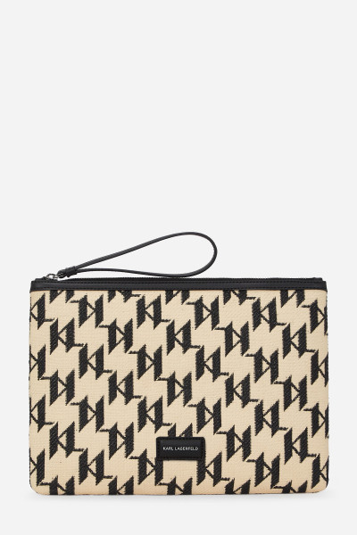 PÚZDRO KARL LAGERFELD K/ESSENTIAL RAFFIA POUCH MN - Fotografia č. 1