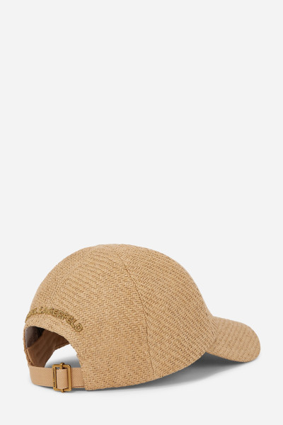 SAPKA KARL LAGERFELD K/AUTOGRAPH STRAW CAP - Kép 3