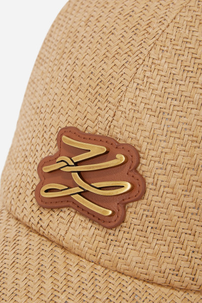 SAPKA KARL LAGERFELD K/AUTOGRAPH STRAW CAP - Kép 4