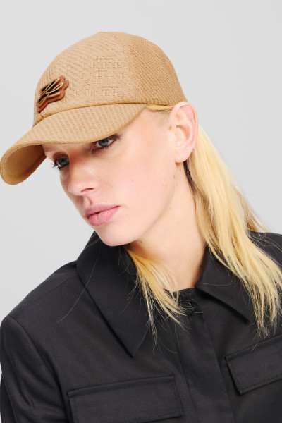 SAPKA KARL LAGERFELD K/AUTOGRAPH STRAW CAP - Kép 2