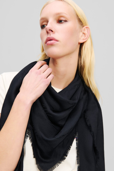 ŠÁTEK KARL LAGERFELD K/SIGNATURE JKRD SQUARE SCARF - Fotografie č. 2