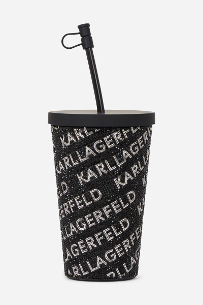 BÖGRE ÉS POHÁR KARL LAGERFELD K/RHINESTONE TO GO CUP - Kép 2