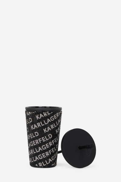 BÖGRE ÉS POHÁR KARL LAGERFELD K/RHINESTONE TO GO CUP - Kép 4