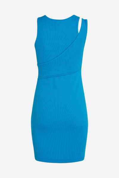 RUHA KARL LAGERFELD JEANS KLJ RIBBED TANK DRESS - Kép 6