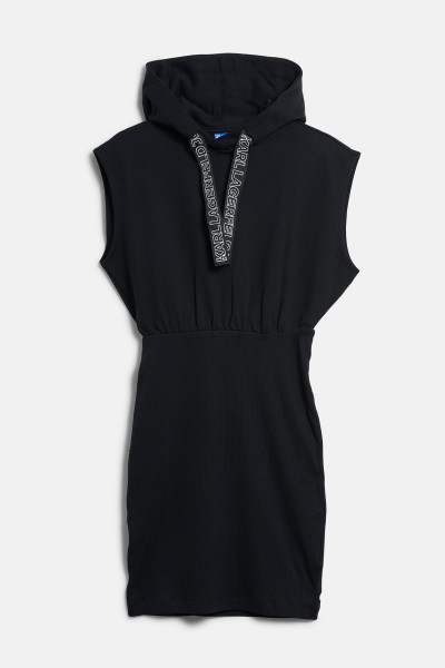 MIKINOVÉ ŠATY KARL LAGERFELD JEANS KLJ SLESS HOODIE DRESS - Fotografie č. 1