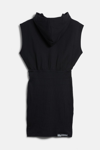 MIKINOVÉ ŠATY KARL LAGERFELD JEANS KLJ SLESS HOODIE DRESS - Fotografie č. 2
