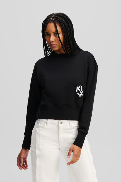 MIKINA KARL LAGERFELD JEANS KLJ REGULAR LOGO SWEAT - Fotografie č. 1