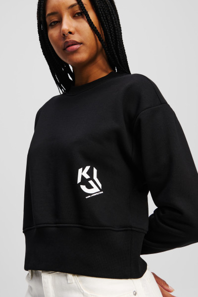 MIKINA KARL LAGERFELD JEANS KLJ REGULAR LOGO SWEAT - Fotografie č. 4