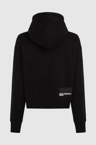 MIKINA KARL LAGERFELD JEANS KLJ REG LOGO HOODIE - Fotografie č. 6