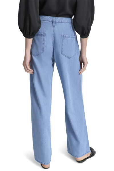 DŽÍNSY DKNY WIDE LEG TENCEL JEAN - Fotografia č. 4