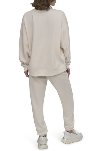 SVETER DKNY VELVET EMB LG P/O - Fotografia č. 3