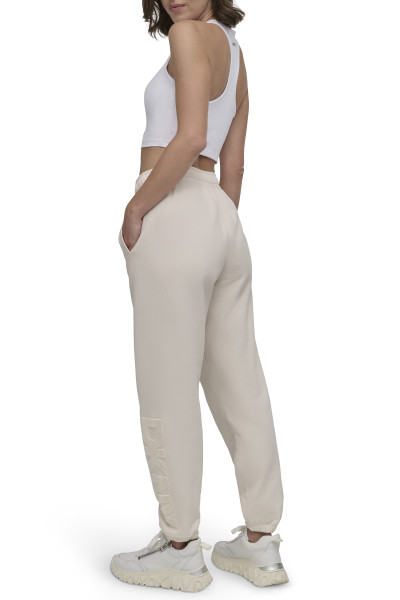 KALHOTY DKNY VELVT EMRD HWST JOGG - Fotografie č. 4