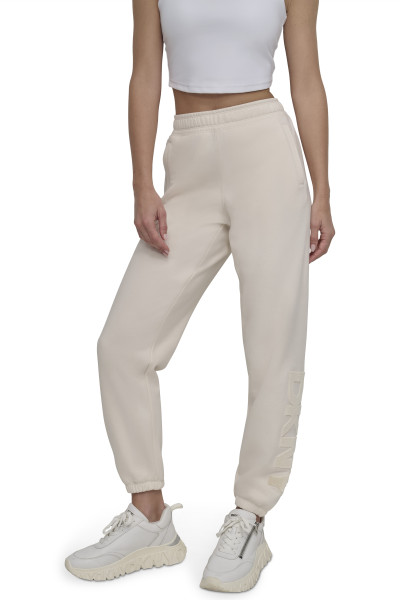 KALHOTY DKNY VELVT EMRD HWST JOGG - Fotografie č. 2