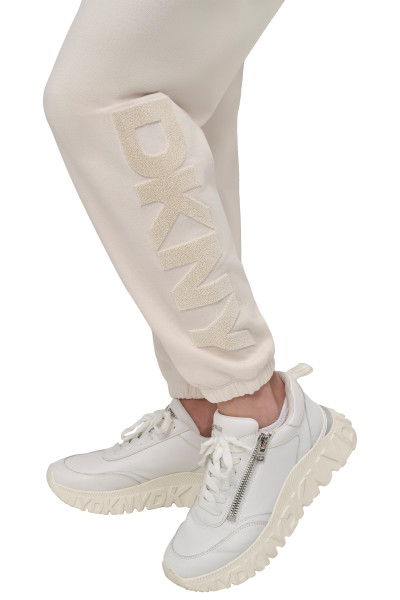 KALHOTY DKNY VELVT EMRD HWST JOGG - Fotografie č. 6