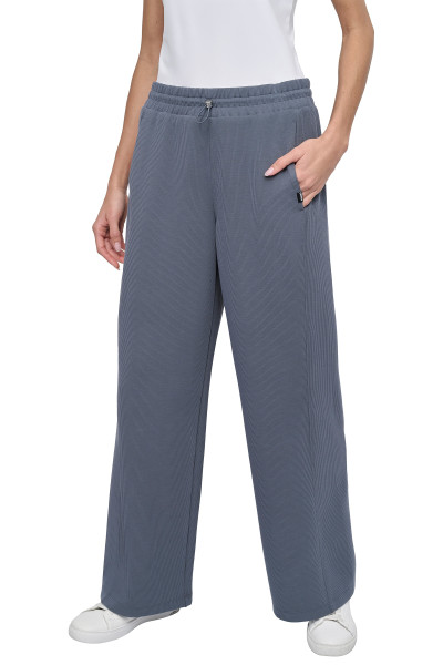 TRÉNINGNADRÁG DKNY HIGHLINE RIB HW PANT - Kép 3