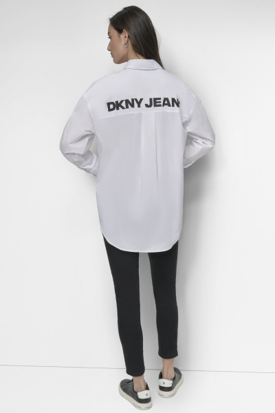 KOŠILE DKNY LONG SLEEVE BTN FRT - Fotografie č. 5