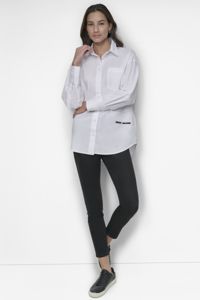 KOŠILE DKNY LONG SLEEVE BTN FRT - Fotografie č. 2