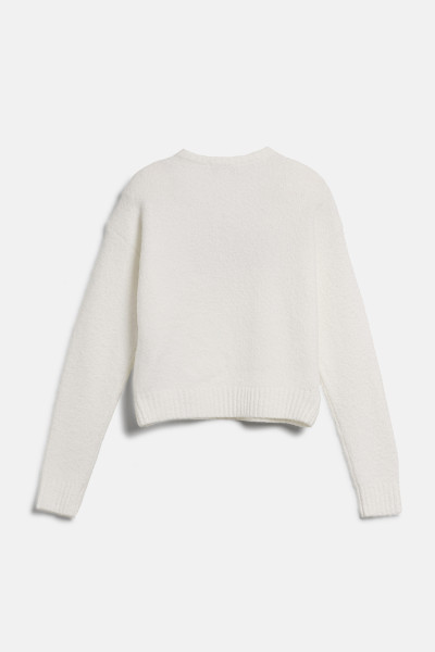 SVETR DKNY TINSEL LOGO BOUCLE C - Fotografie č. 2