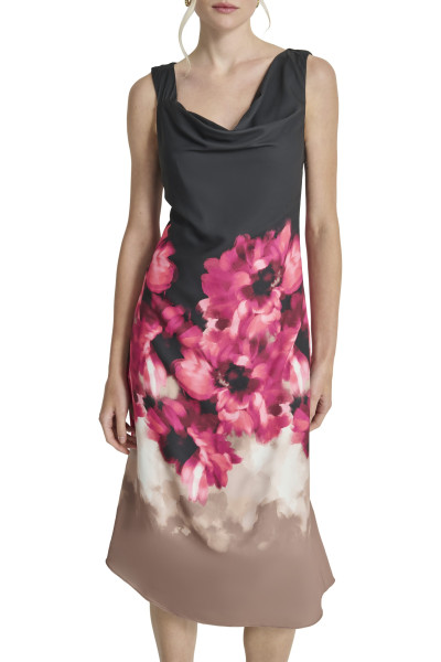 ŠATY DKNY S/L COWL NECK MIDI D - Fotografie č. 3