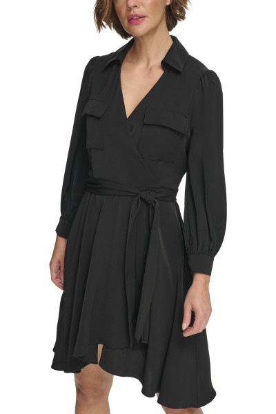 ŠATY DKNY BALLOON SLEEVE DRESS - Fotografia č. 5