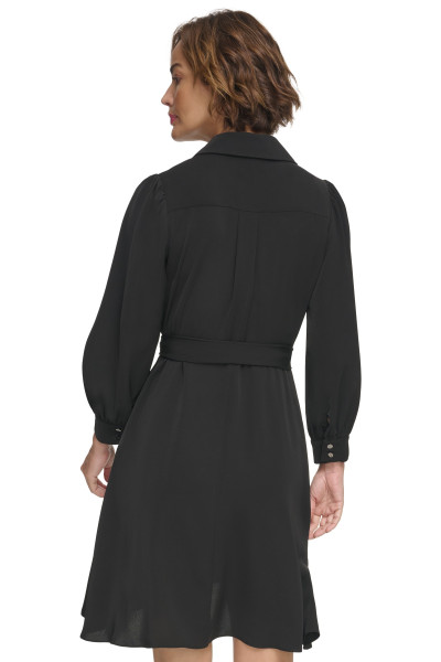 ŠATY DKNY BALLOON SLEEVE DRESS - Fotografia č. 4