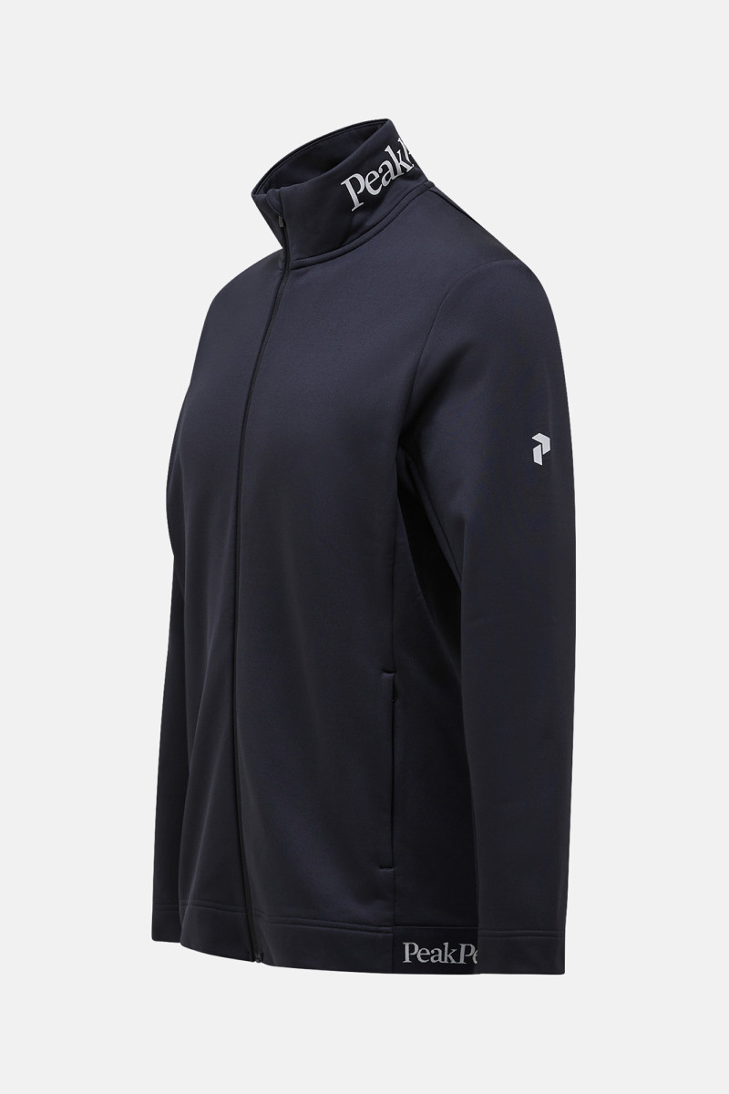 Mikina Peak Performance M Rider Tech Zip Jacket Black