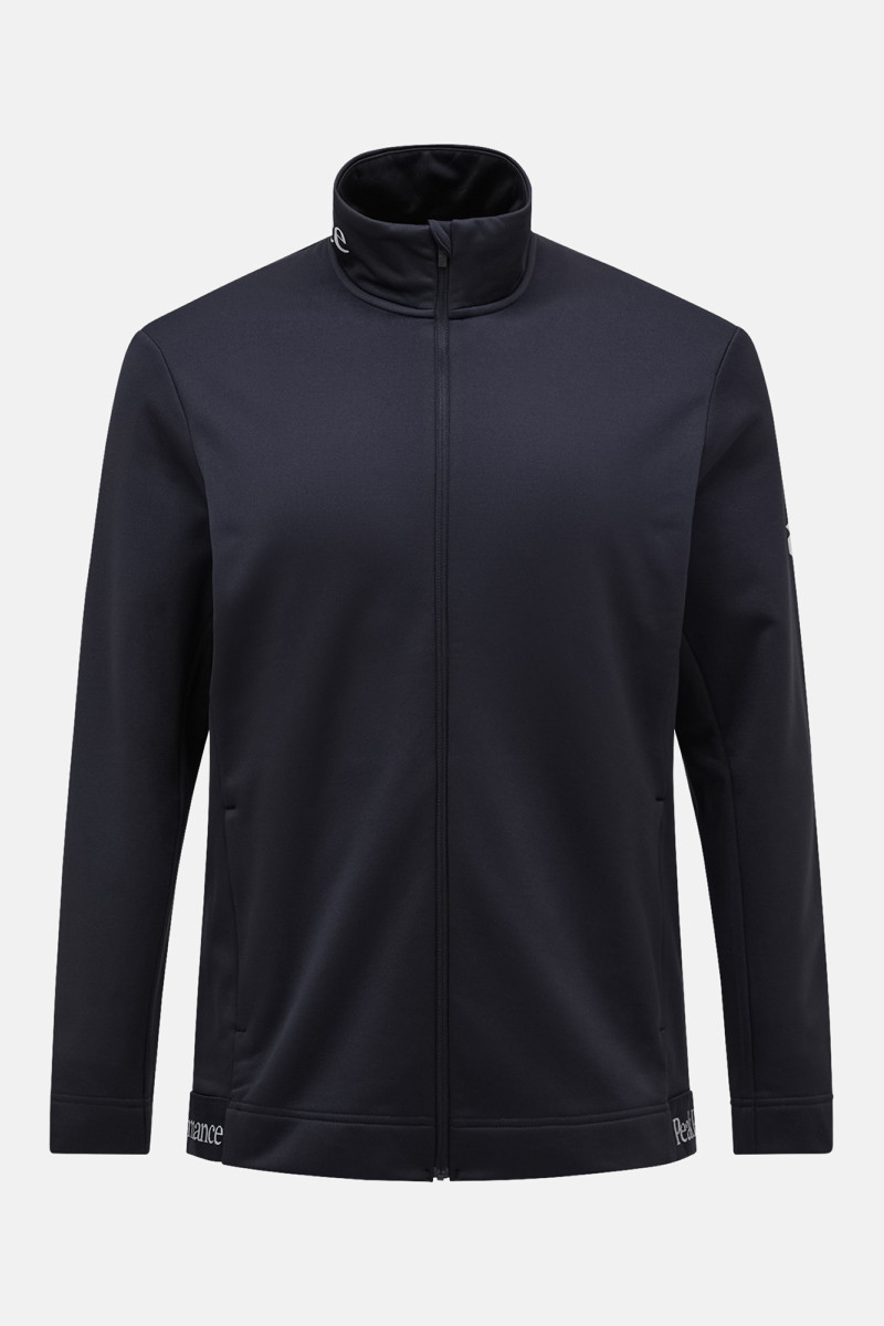 Mikina Peak Performance M Rider Tech Zip Jacket Black